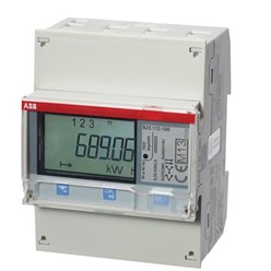 Energiemeter 3 fase direct 65A, 230/400V Klasse B, pulsuitgang, MID Mo